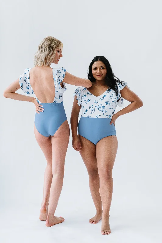 Ocean One Piece | Ocean Blue Floral