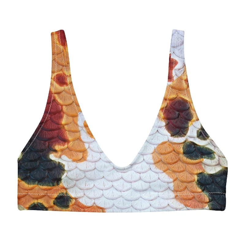 Classic Koi Recycled Padded Bikini Top