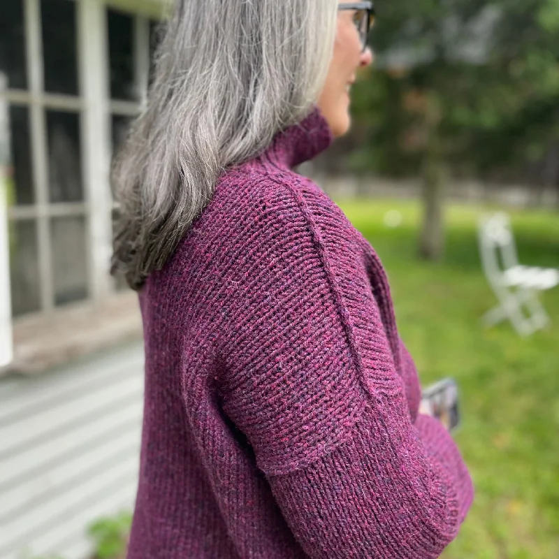 Weekend Bargains to Relish Dunrobin Sweater Kit in Studio Donegal Irish Heather