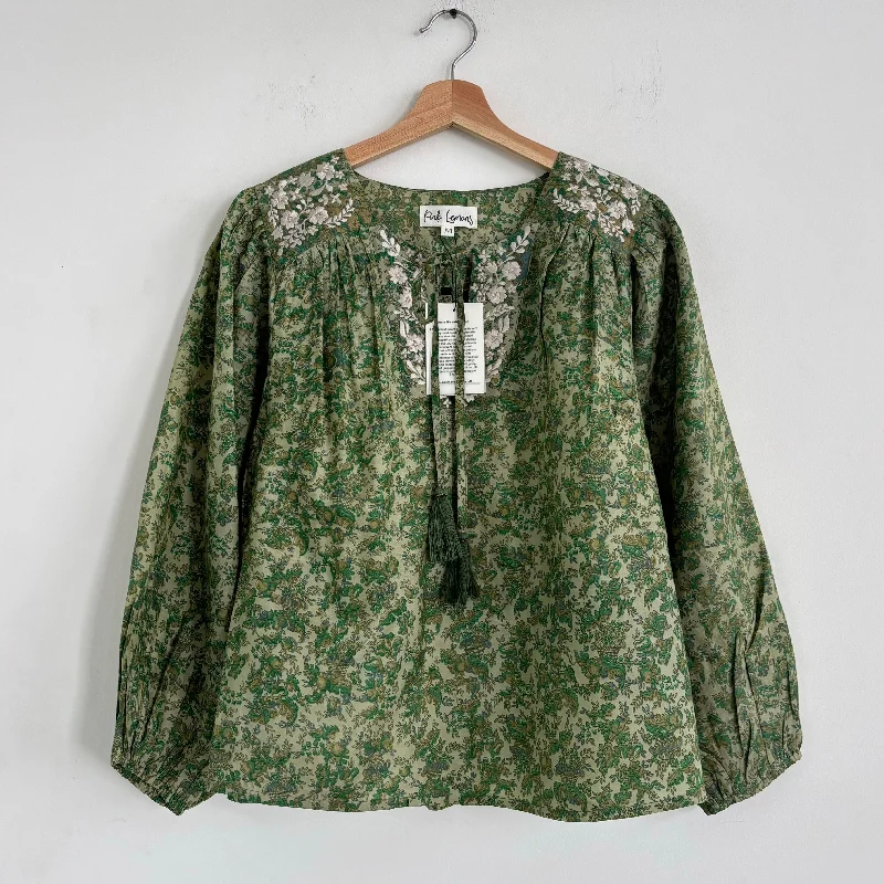 Lolita Embroidered Silk Blouse 159 - S