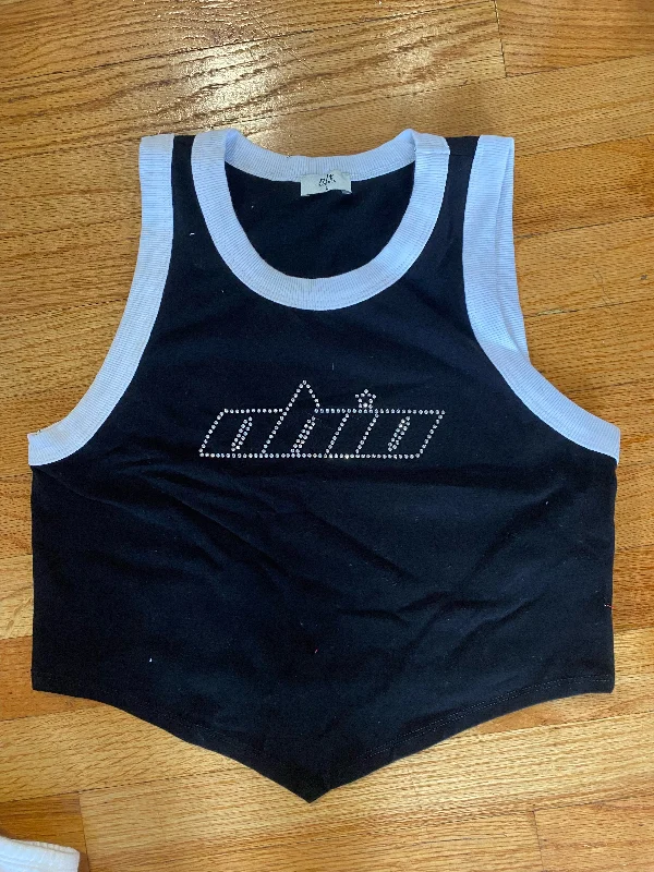 Ohio Rhinestone Contrast Tank