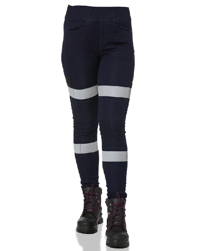 Women's Flex and Move Biomotion Taped Jeggings - Navy