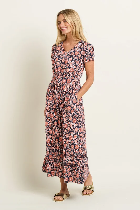 Boho Floral Maxi Dress