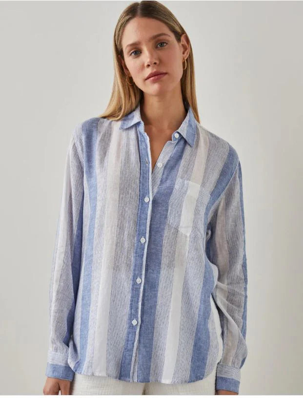 Rails Charli Shirt- Nevis Stripe (Online Only)