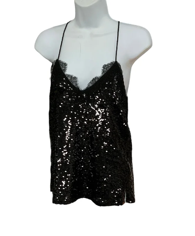 Cami NYC Women's Sequin Camisole Black S