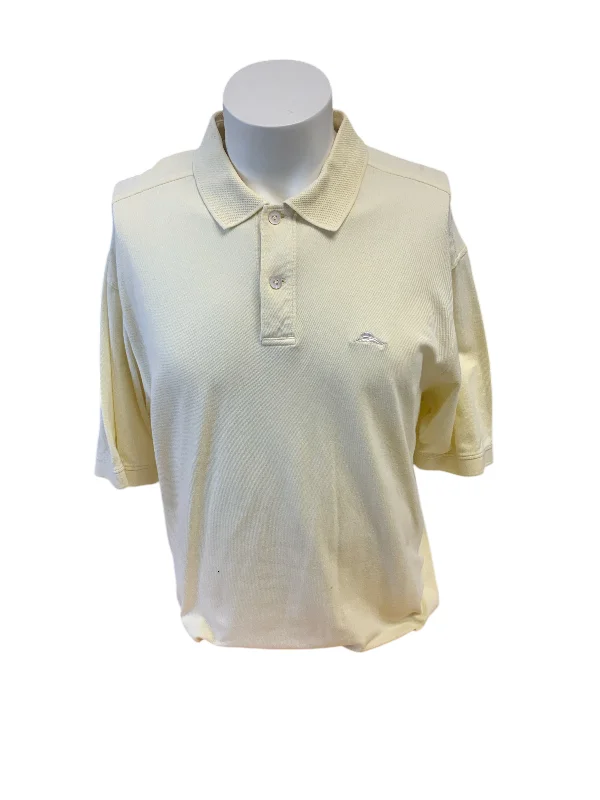 Tommy Bahama Men's Polo Yellow XL