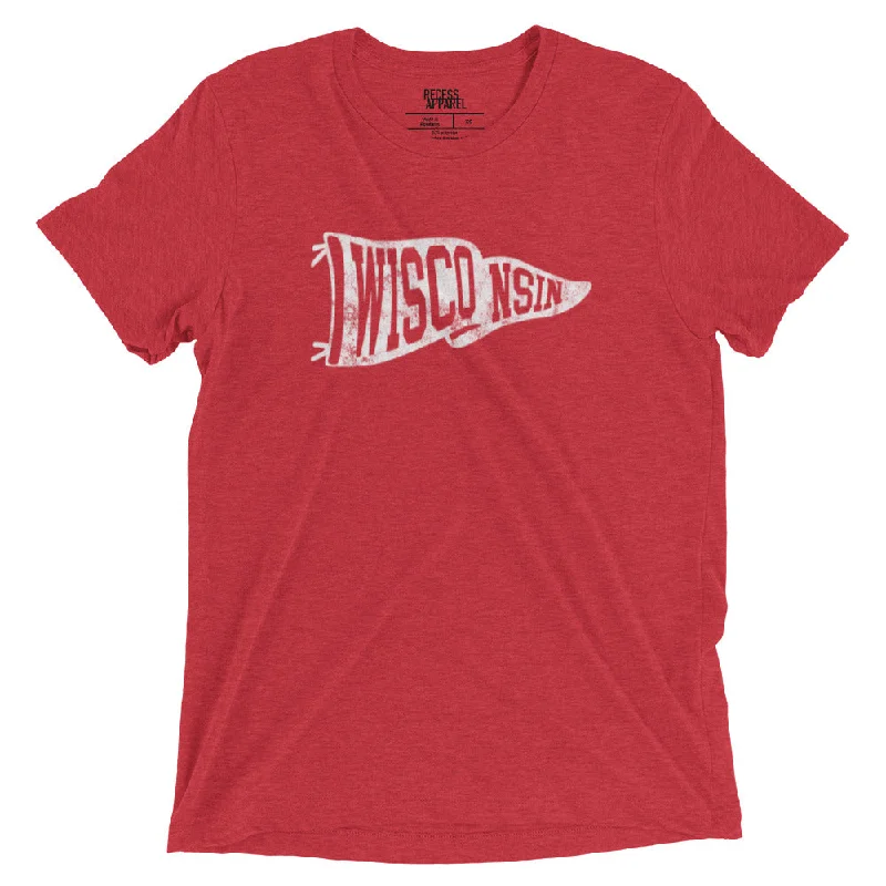 Wisconsin Flag Tri Blend Tee