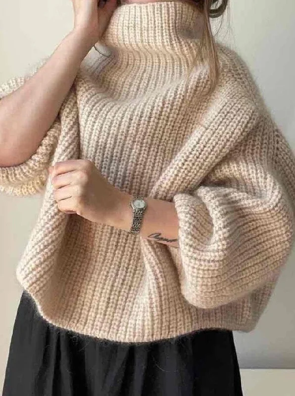 Super Bargain Gujo sweater by Aegyo Knit, No 1 + Silk Mohair yarn kit (excl pattern)