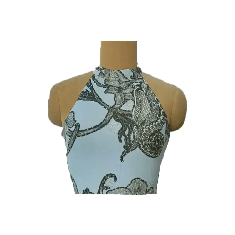 Blue Seahorse Crop top