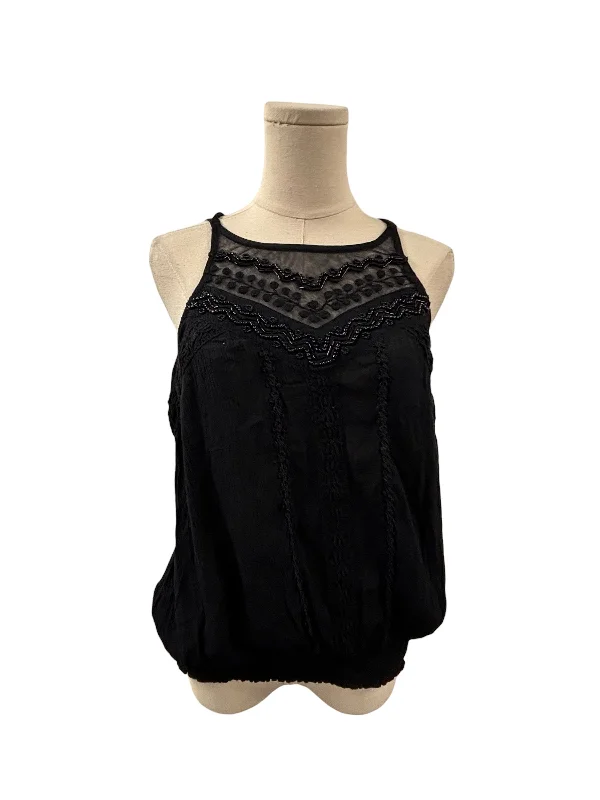 NWT Free People Womens Top Black S