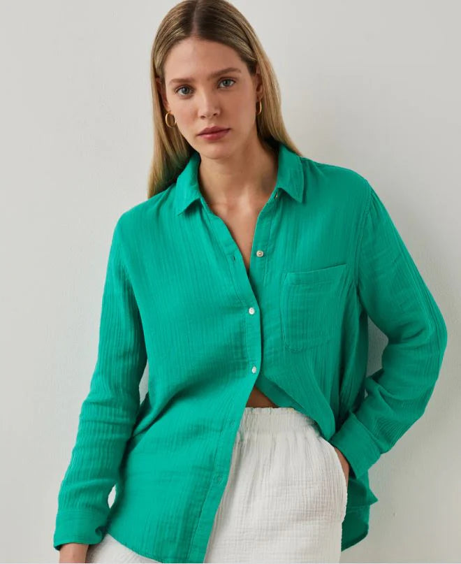 Rails Ellis Shirt- Emerald (Online Only)