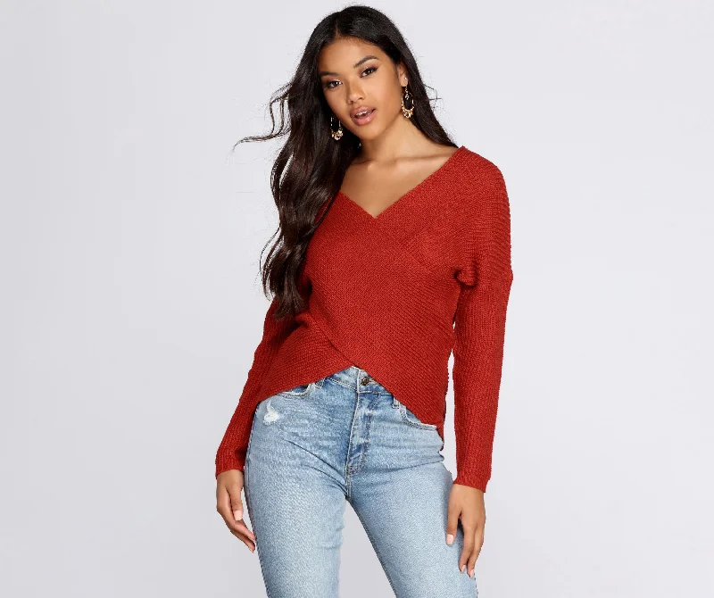 Flash Sale Cross 'Em Off Pullover Sweater