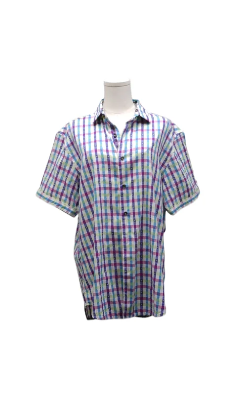 Robert Graham Men's Plaid Campshirt L