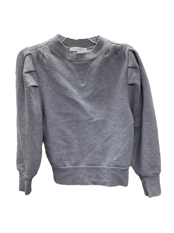 Frame Women's Pleat Sweatshirt Gray S