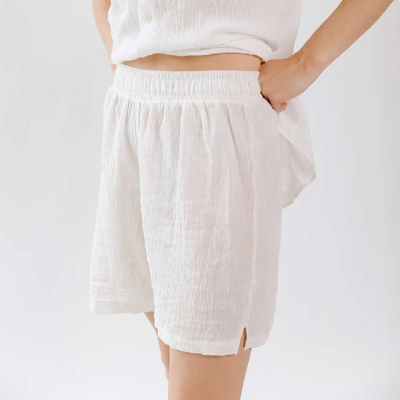 Cabana Shorts, White