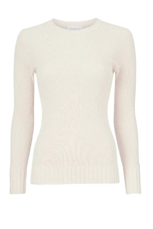 BILLIE KNIT - OFF WHITE - SILK/WOOL