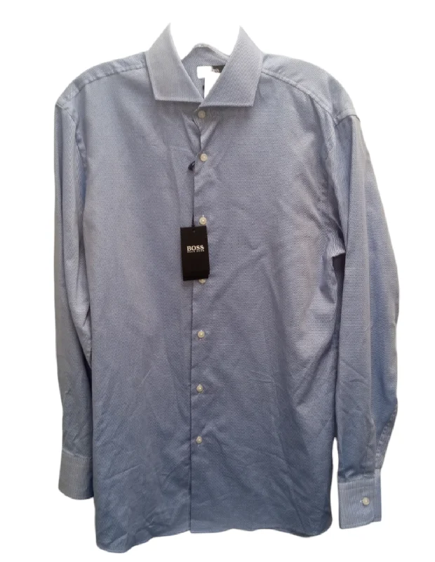 NWT Hugo Boss Men's Shirt Blue Print