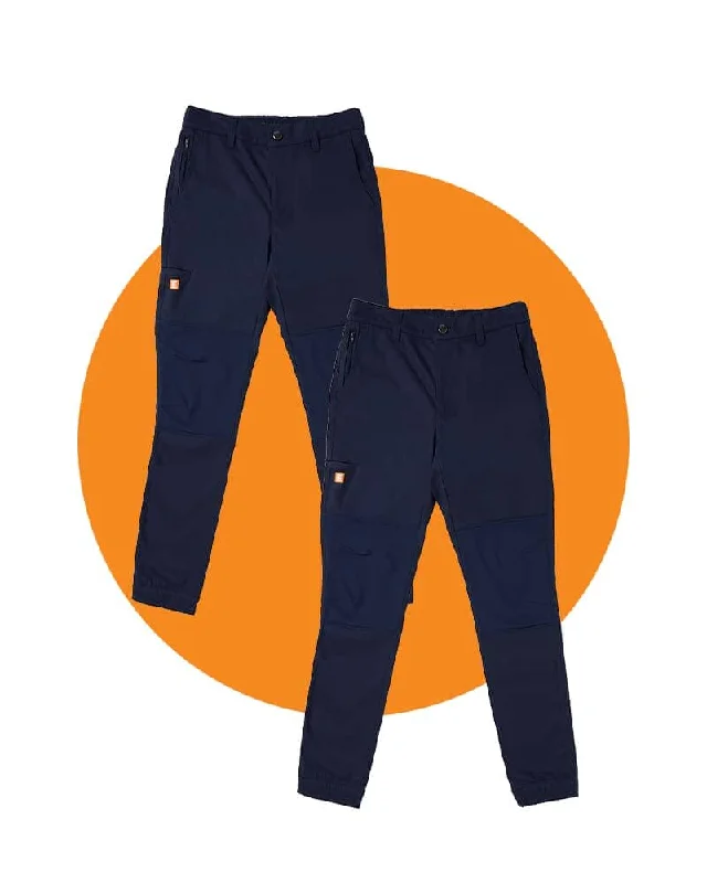 Tradies The Middy Womens Pant Value Pack - Navy