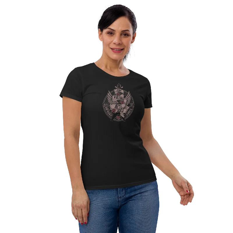 Women's HVB Crest Fashion Fit T-Shirt - Available in 3 Colors (S-2XL)