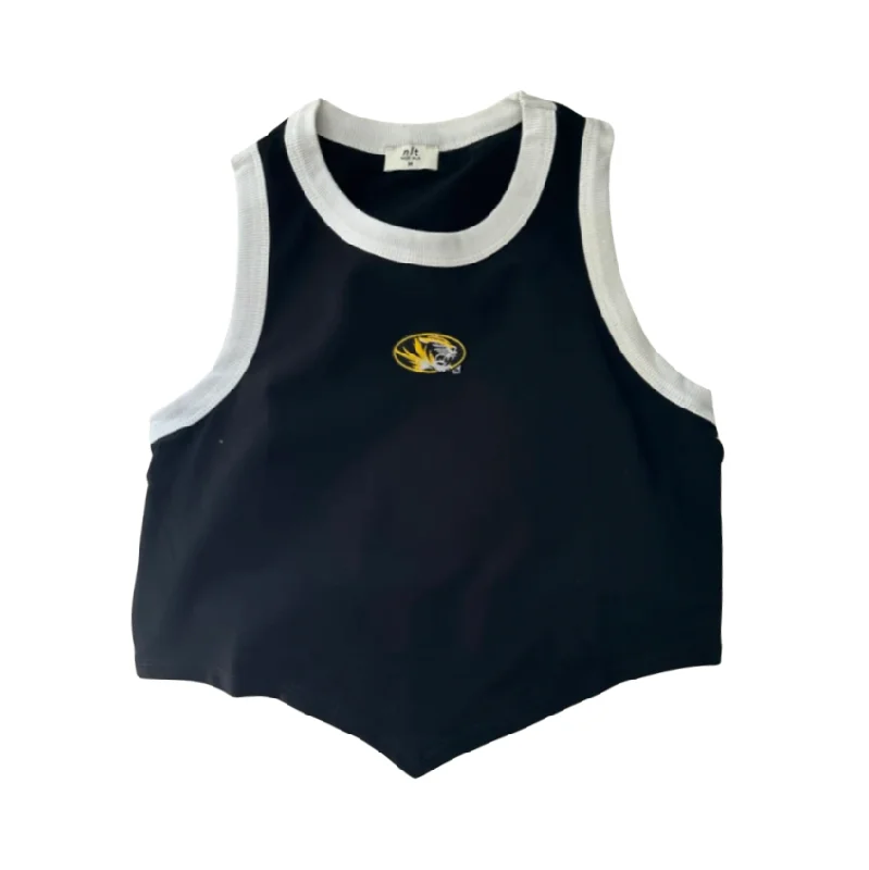 Mizzou Contrast High Neck Tank