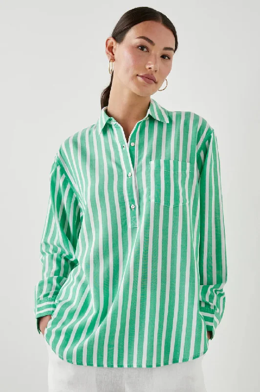 Rails Elle Shirt- Clover Stripe (Online Only)