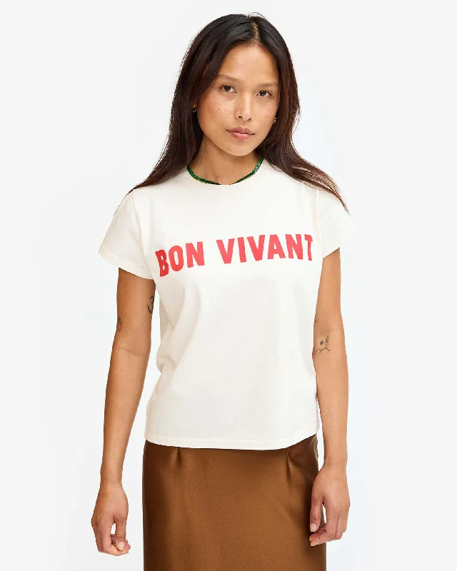 Classic Tee Cream w/ Poppy Bon Vivant