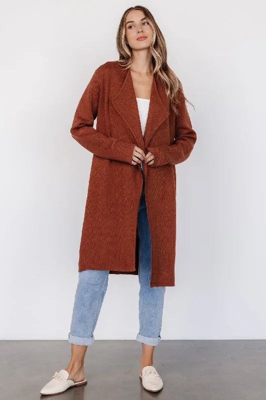 Exeter Shawl Cardigan | Nutmeg