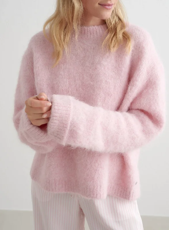 Winter Bloom Alpaca Knit Sweater