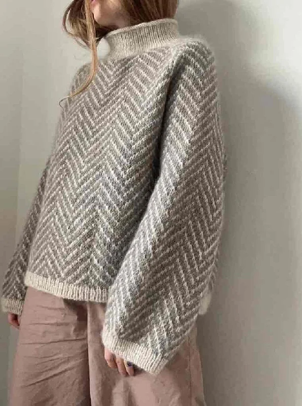 Weekend Offers You Can't Ignore Obba sweater by Aegyo Knit, No 1 + Silk Mohair yarn kit (excl pattern)