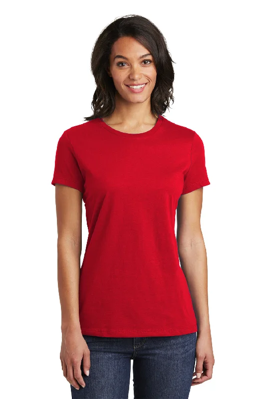 District Womens Very Important Short Sleeve Crewneck T-Shirt - Classic Red