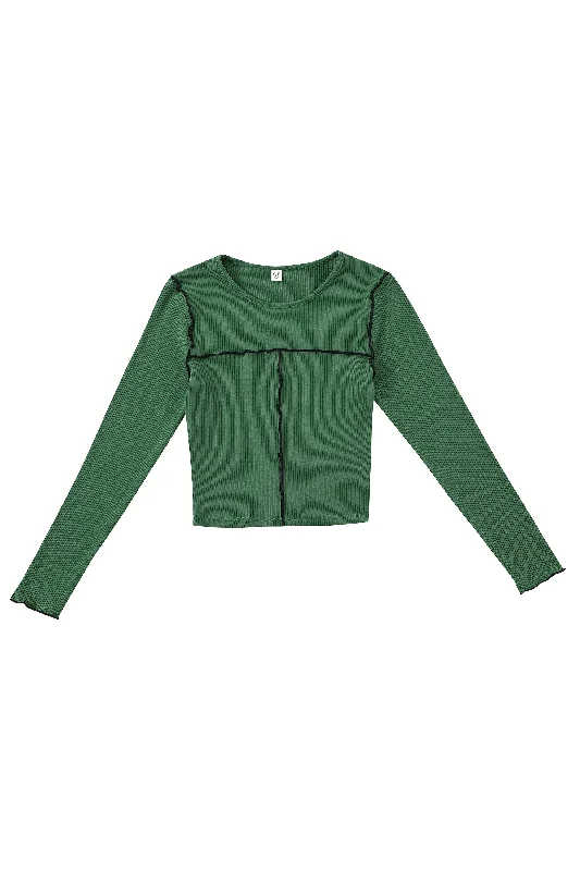 Green Tencel Long Sleeve