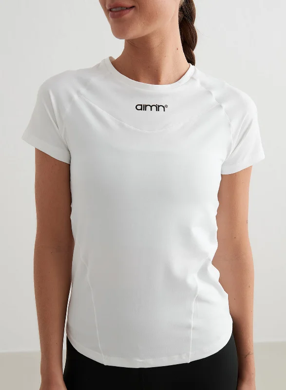 White Soft Basic Short Sleeve