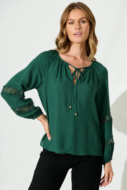 Dawson Top In Emerald