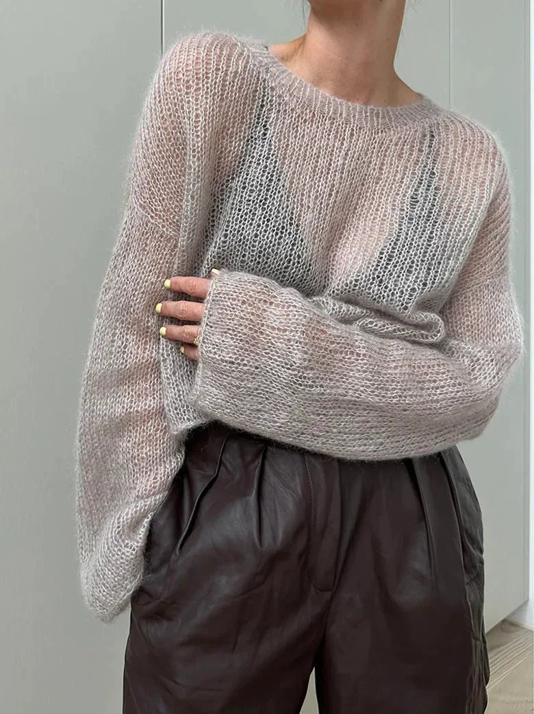 Sale Event Light Loop sweater by Other Loops, No 10 with 2 strands yarn kit (ex pattern)
